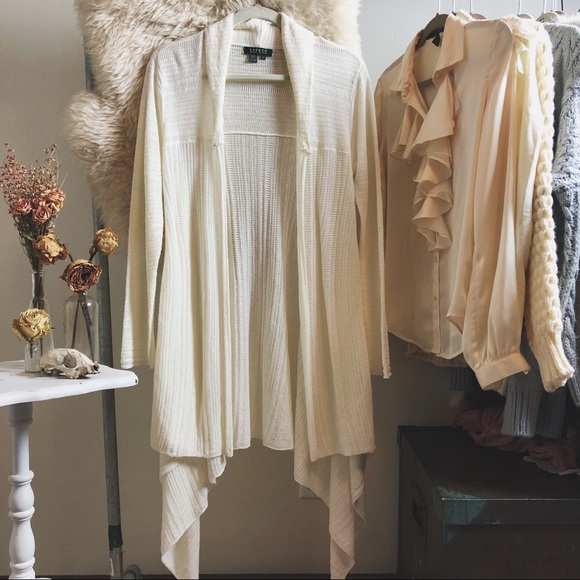 Ralph Lauren Sweaters - RALPH LAUREN/ draping linen cardigan